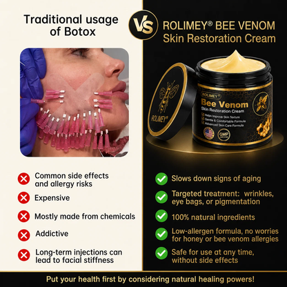 🌿Rolimey® Bee venom Pro Comprehensive Cream —Tightening for Skin Types 🔥