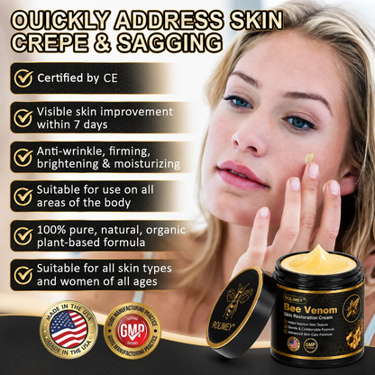 🌿Rolimey® Bee venom Pro Comprehensive Cream —Tightening for Skin Types 🔥