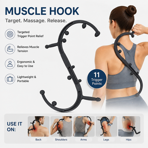 Body Back Buddy Elite Back Massager & Neck Massager for Pain Relief