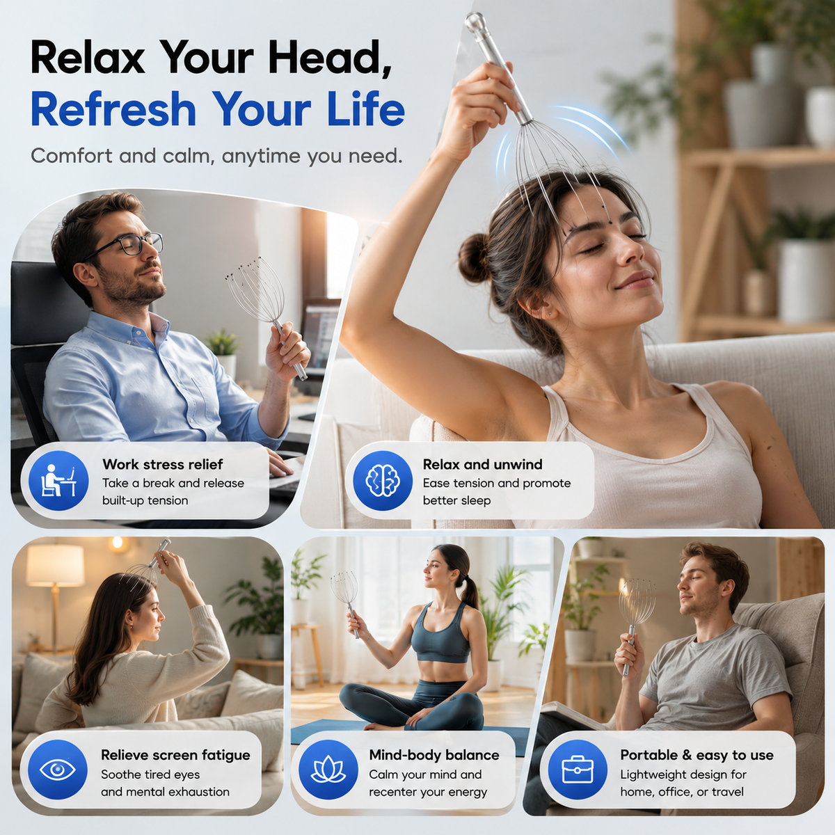 Electric Scalp Massager
