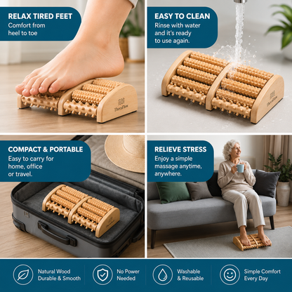 Foot Massage Roller for Arch & Heel Relief