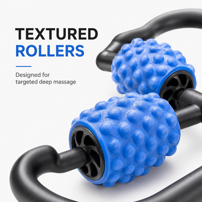 Body Back Trigger Point Pressure Roller Massager for Deep Tissue Relief