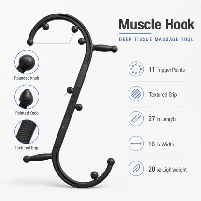 Body Back Buddy Elite Back Massager & Neck Massager for Pain Relief
